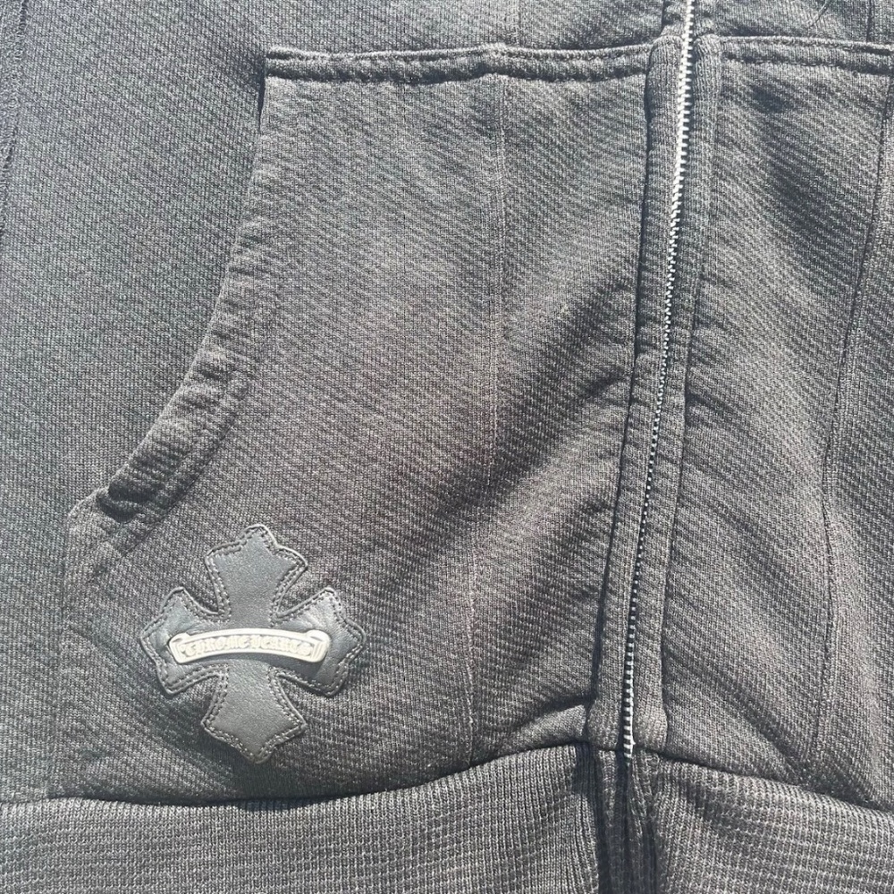 Auth Vintage Chrome Hearts Waffle Hoodie - Picture 5 of 14
